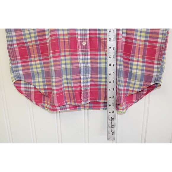 Ralph Lauren Polo Vintage Blue Label Blake Shirt Mens Size‎ Large Plaid - Picture 4 of 6